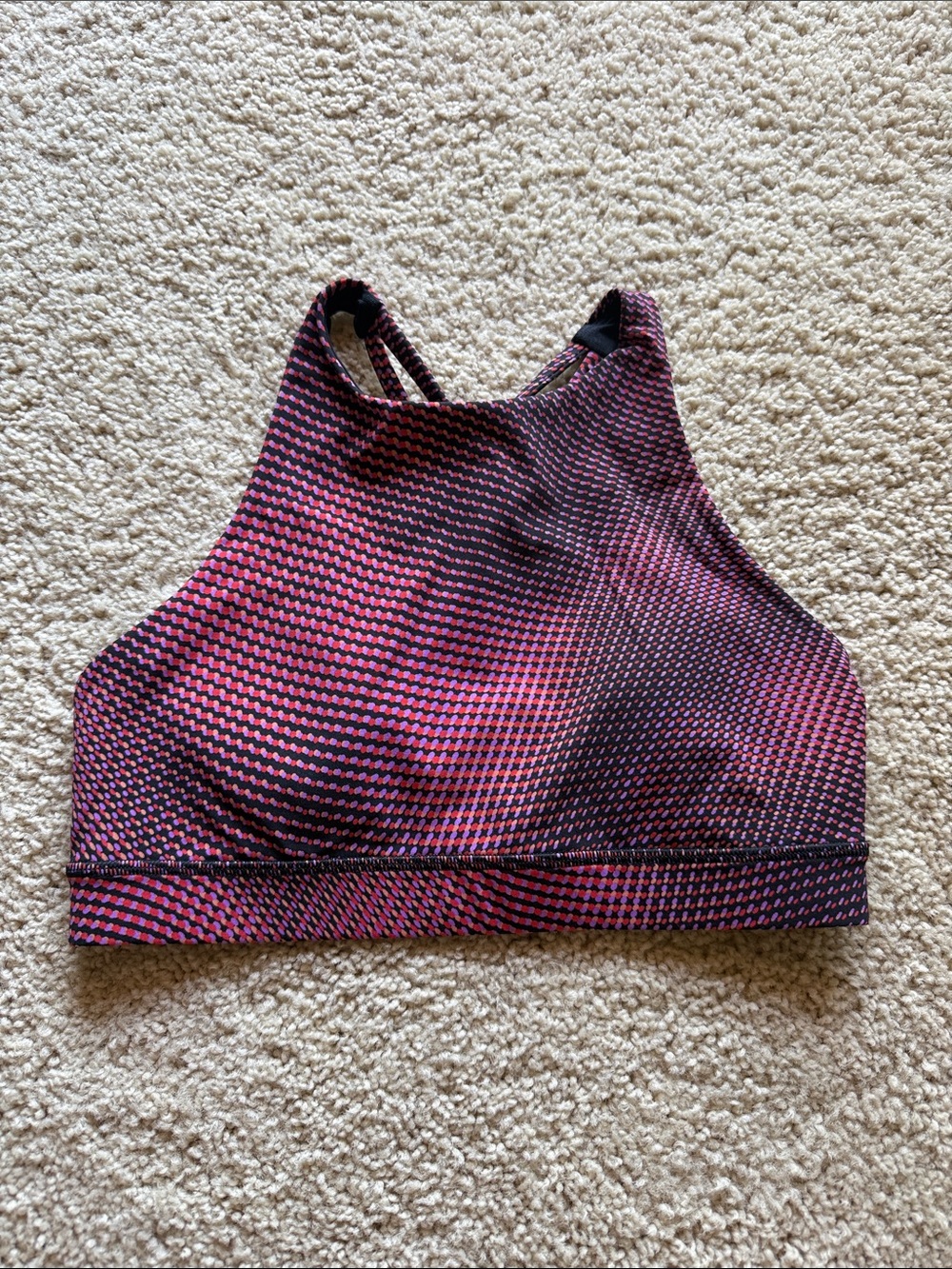 Lululemon High Neck Energy Bra - SeaWheeze